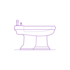 Fixtures Bidets Kohler Memoirs Bidet Simple Line Art Svg, Free Vectors File